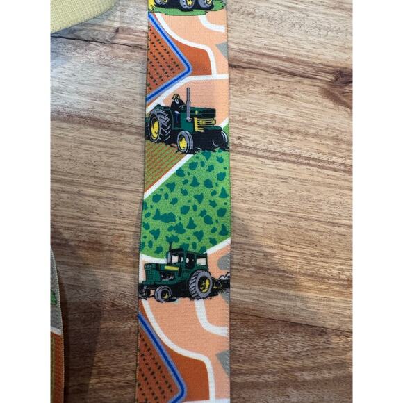 Suspender Store Green Tractor Suspenders 2" Wide Elastic X Back Pin Clip 60 inch - Picture 6 of 6